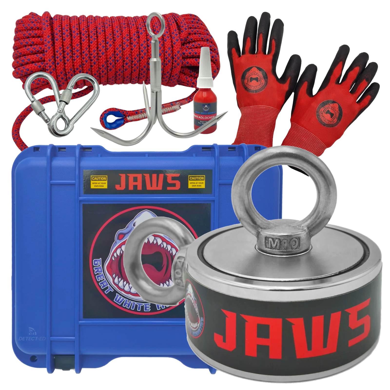 JAWS 550KG [DELUXE MAGNET FISHING KIT] – Detect-Ed Australia