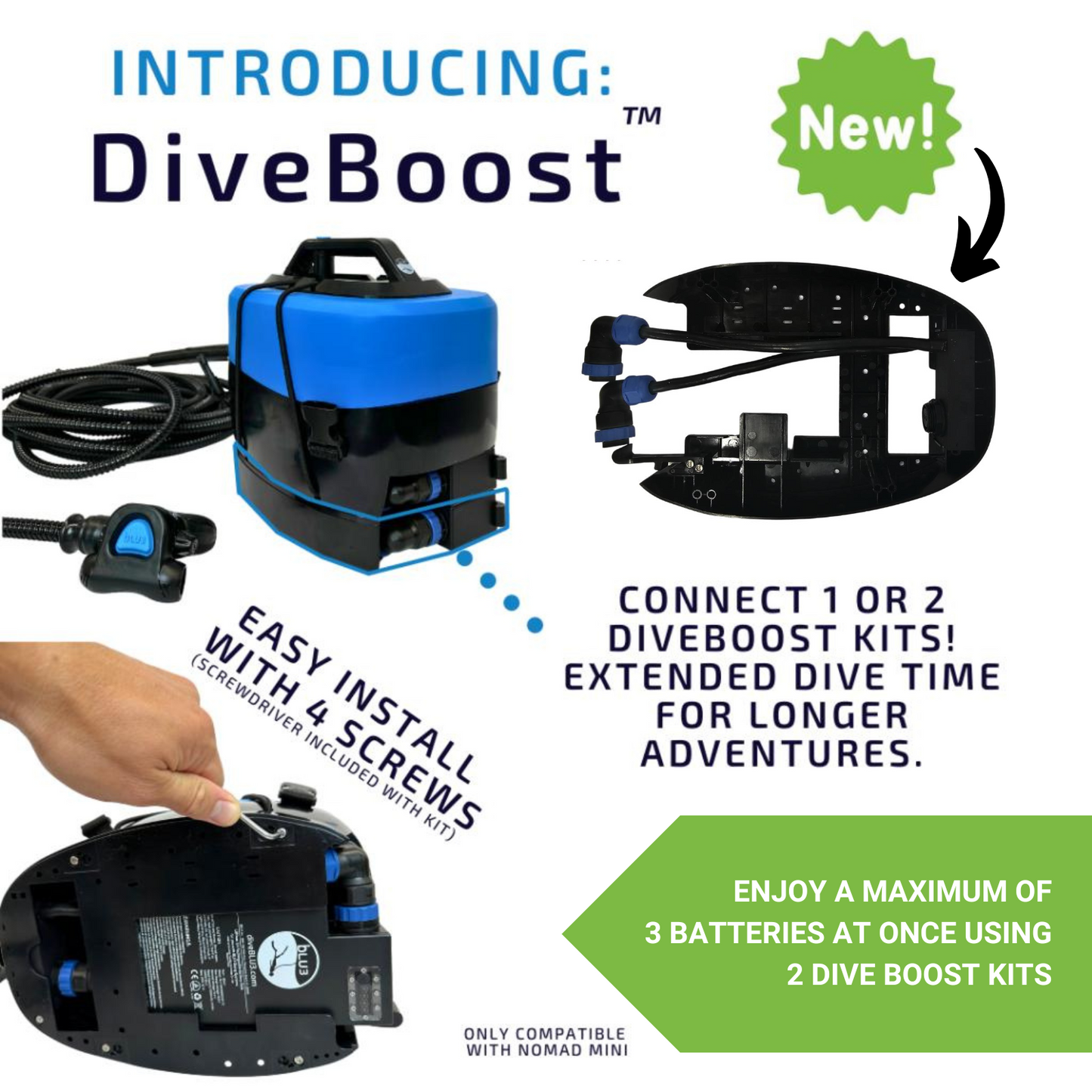 NOMAD MINI Tankless Dive System