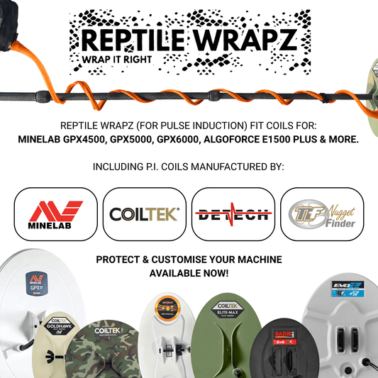 Detect-Ed Everyday Detectorist (P.I.) REPTILE WRAPZ DETECTOR CABLE SLEEVE