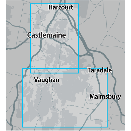 Detect-Ed Signal. VIC Castlemaine Vaughan GOLD MAP CAS/VAU