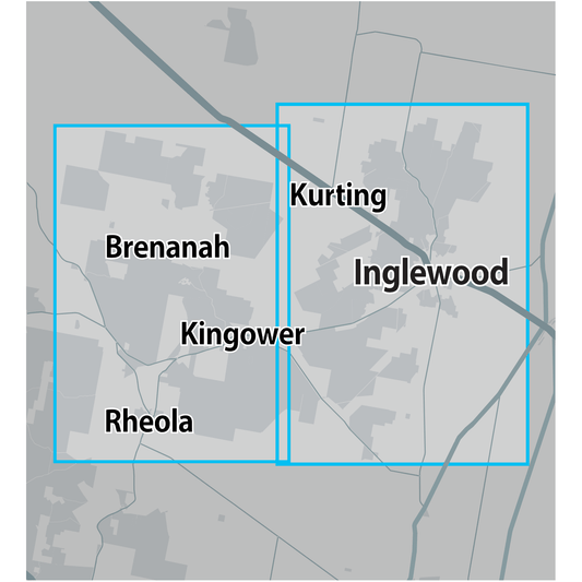 Detect-Ed Signal. VIC Inglewood Kingower GOLD MAP ING/KIN