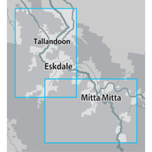 Detect-Ed Signal. VIC Mitta Mitta Eskdale GOLD MAP MIT/ESK