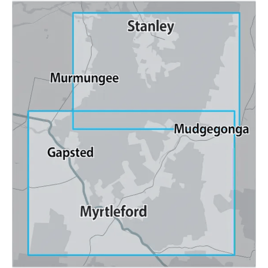 Detect-Ed Signal. VIC Stanley Myrtleford GOLD MAP STN/MYR