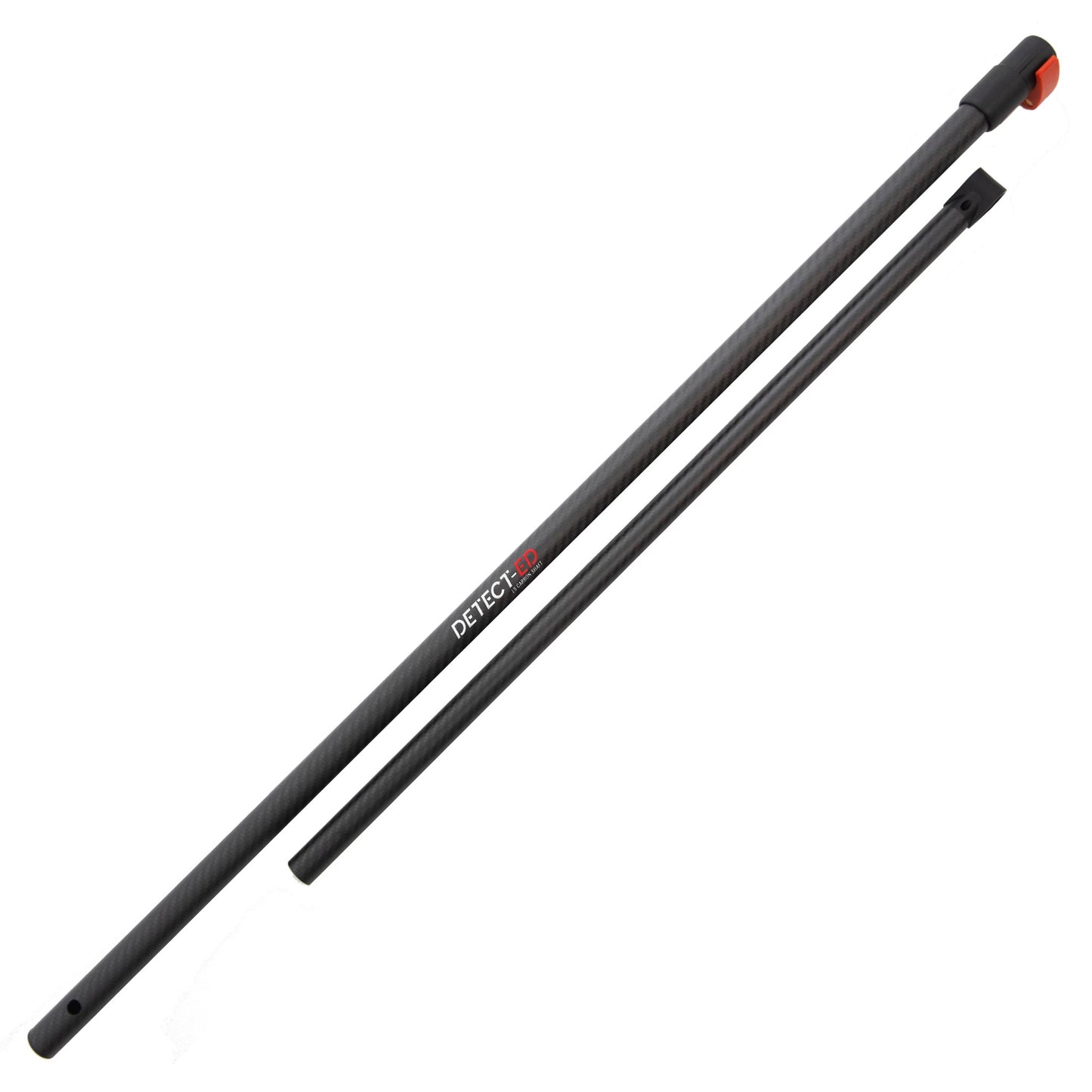 Detect-Ed Carbon Graphite Fiber Shaft | Upgrade for Minelab Equinox | Lightweight Telescopic Wobble-Free Uprgade | Land & Dive Shaft | Detect-Ed