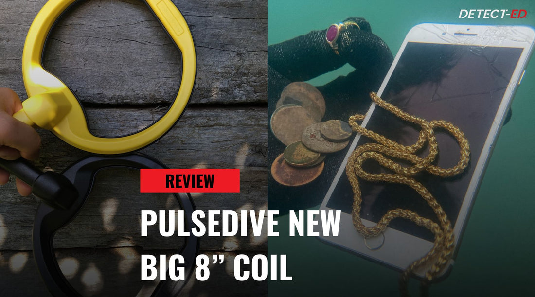 PulseDive Nokta Makro Big 8" Inch Coil Test and Review | Detect-Ed Australia
