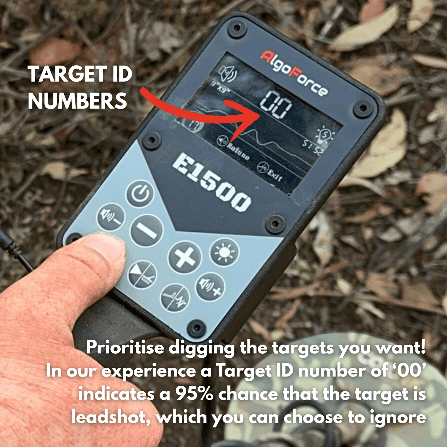 Detect-Ed AlgoForce ALGOFORCE E1500 PLUS PROSPECTING PACK E15-PROSPACK