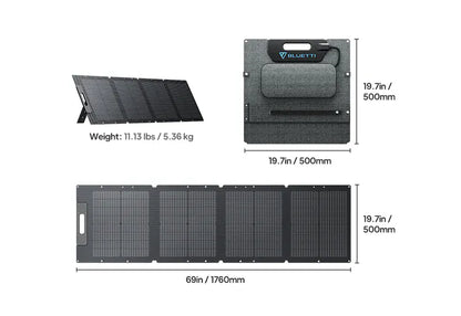 Detect-Ed Bluetti 120W BLUETTI SOLAR PANEL