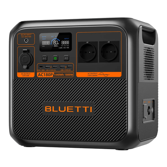 Detect-Ed Bluetti AC180P BLUETTI Off-Grid Power Station (1,800W 1,440Wh) P-AC180P-AU-GY-BL-010