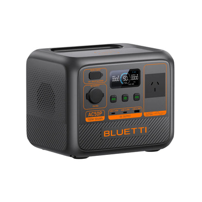 Detect-Ed Bluetti AC50P BLUETTI Off-Grid Power Station (700W 504Wh) P-AC50P-AU-GY-BL-010