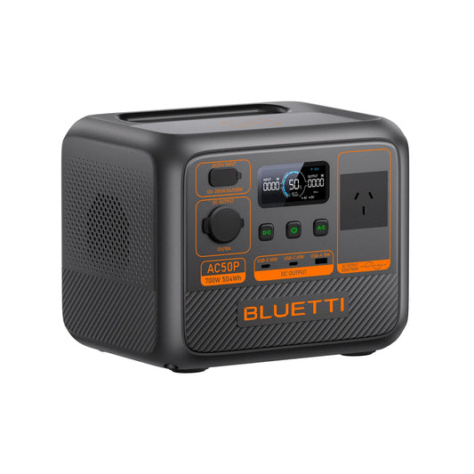 Detect-Ed Bluetti AC50P BLUETTI Off-Grid Power Station (700W 504Wh) P-AC50P-AU-GY-BL-010