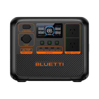 Detect-Ed Bluetti AC70P BLUETTI Off-Grid Power Station (1000W 864Wh)