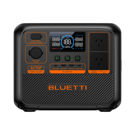 Detect-Ed Bluetti AC70P BLUETTI Off-Grid Power Station (1000W 864Wh)