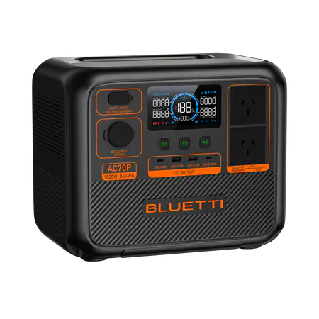 Detect-Ed Bluetti AC70P BLUETTI Off-Grid Power Station (1000W 864Wh)