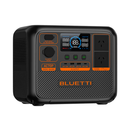 Detect-Ed Bluetti AC70P BLUETTI Off-Grid Power Station (1000W 864Wh)