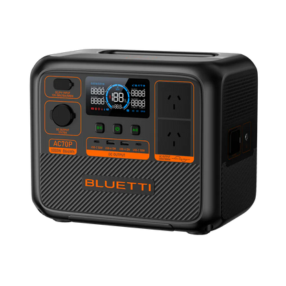 Detect-Ed Bluetti AC70P BLUETTI Off-Grid Power Station (1000W 864Wh)