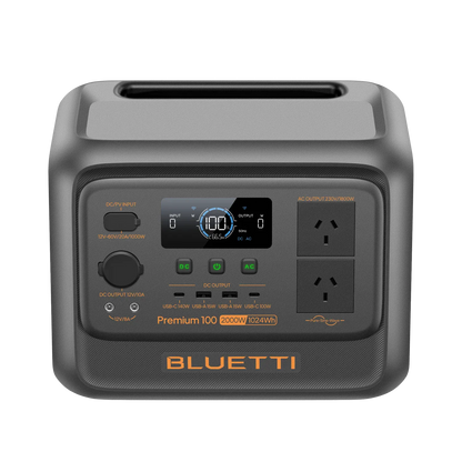 Detect-Ed Bluetti Premium 100 V2 BLUETTI Off-Grid Power Station (1,800W  1,024Wh) P-PR100V2-AU-GY-BL-010