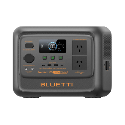 Detect-Ed Bluetti Premium 100 V2 BLUETTI Off-Grid Power Station (1,800W  1,024Wh) P-PR100V2-AU-GY-BL-010
