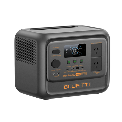 Detect-Ed Bluetti Premium 100 V2 BLUETTI Off-Grid Power Station (1,800W  1,024Wh) P-PR100V2-AU-GY-BL-010