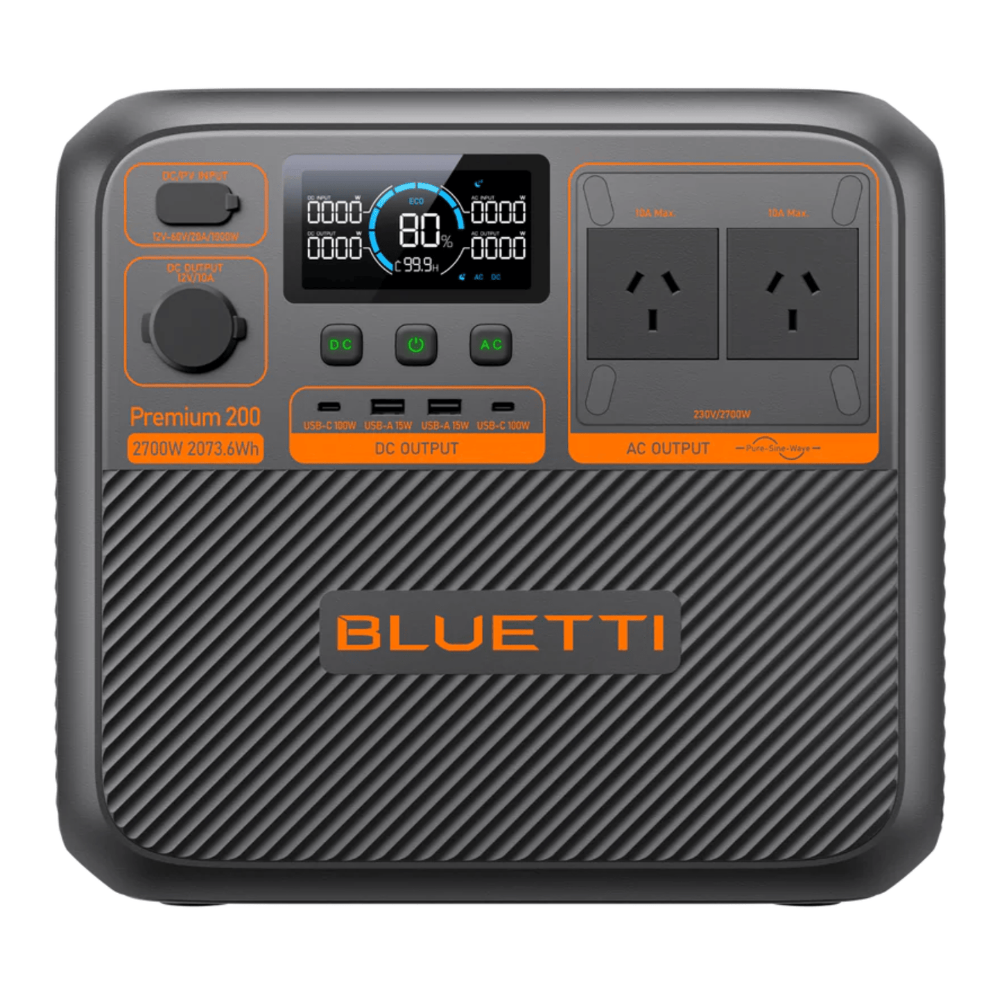 Detect-Ed Bluetti Premium 200 V2 BLUETTI Power Station (2,700W, 2,073.6Wh)
