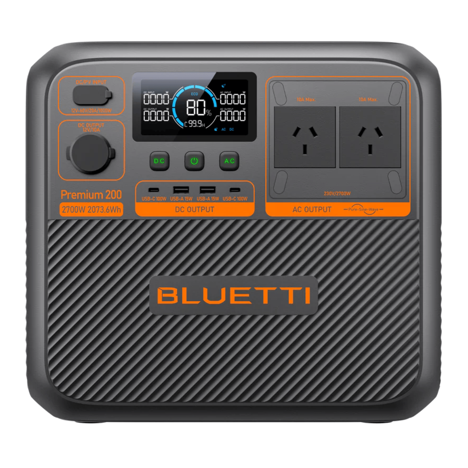 Detect-Ed Bluetti Premium 200 V2 BLUETTI Power Station (2,700W, 2,073.6Wh)