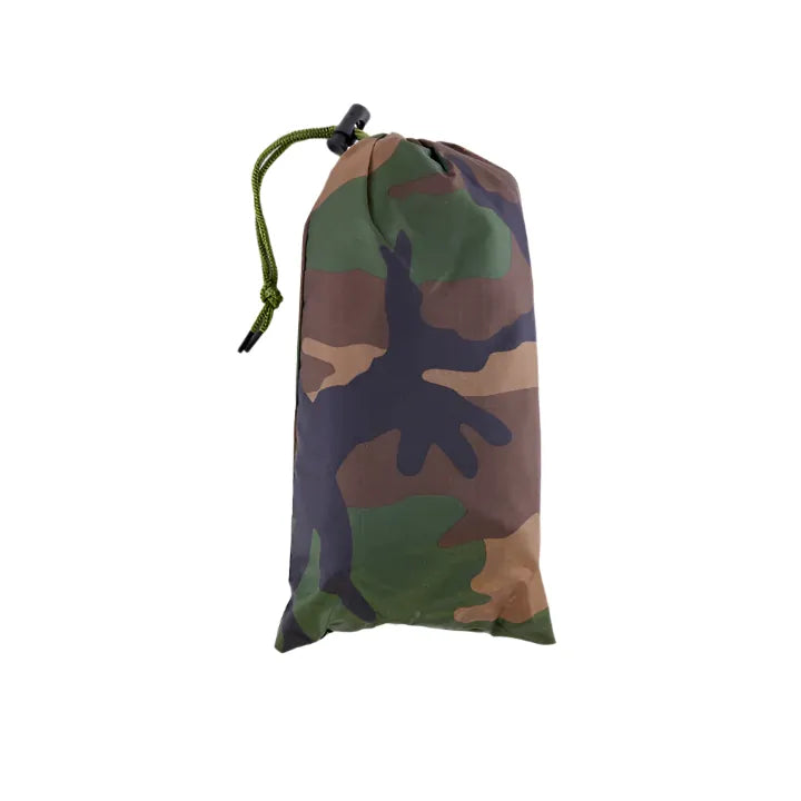 Detect-Ed Bush Tracks Lightweight Reusable Hooded Rain Poncho PN014