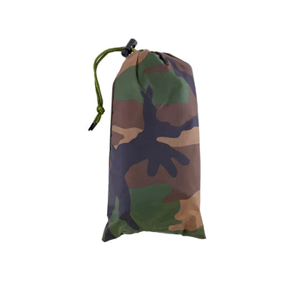 Detect-Ed Bush Tracks Lightweight Reusable Hooded Rain Poncho PN014