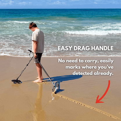 Detect-Ed Detect-Ed BEACH SAND SCOOP V2 + CARBON HANDLE DE-037