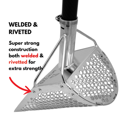 Detect-Ed Detect-Ed BEACH SAND SCOOP V2 + CARBON HANDLE DE-037
