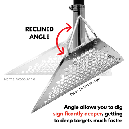 Detect-Ed Detect-Ed BEACH SAND SCOOP V2 + CARBON HANDLE DE-037