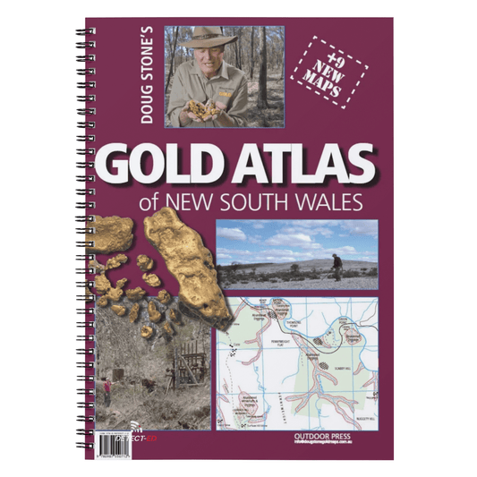 Detect-Ed DOUG STONE ATLAS: NSW GOLD (35 Gold Maps) DS-NSWAT