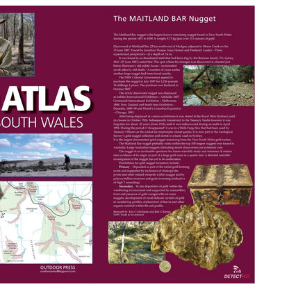 Detect-Ed DOUG STONE ATLAS: NSW GOLD (35 Gold Maps) DS-NSWAT