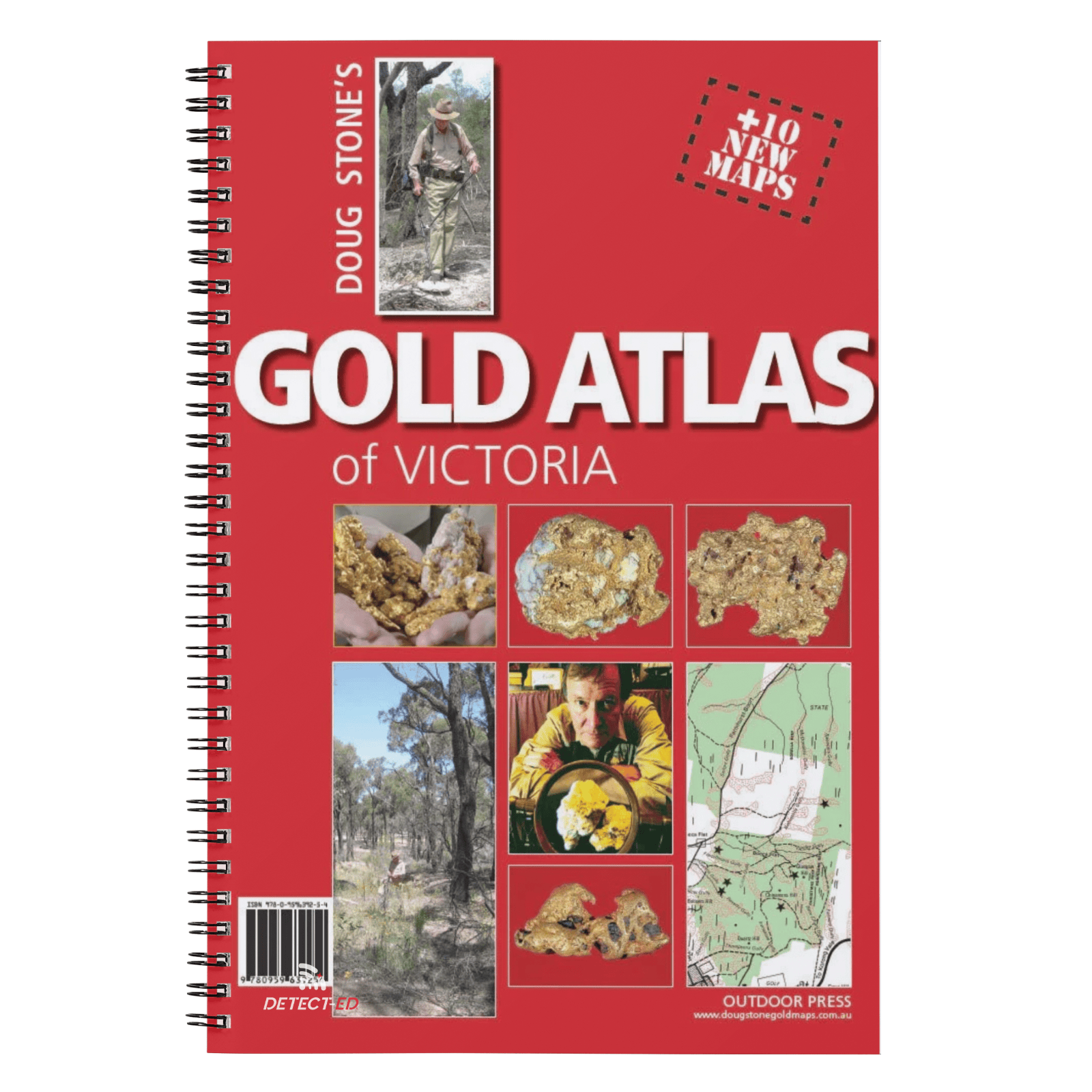 Detect-Ed DOUG STONE ATLAS: VIC GOLD (42 Gold Maps) DS-VICAT