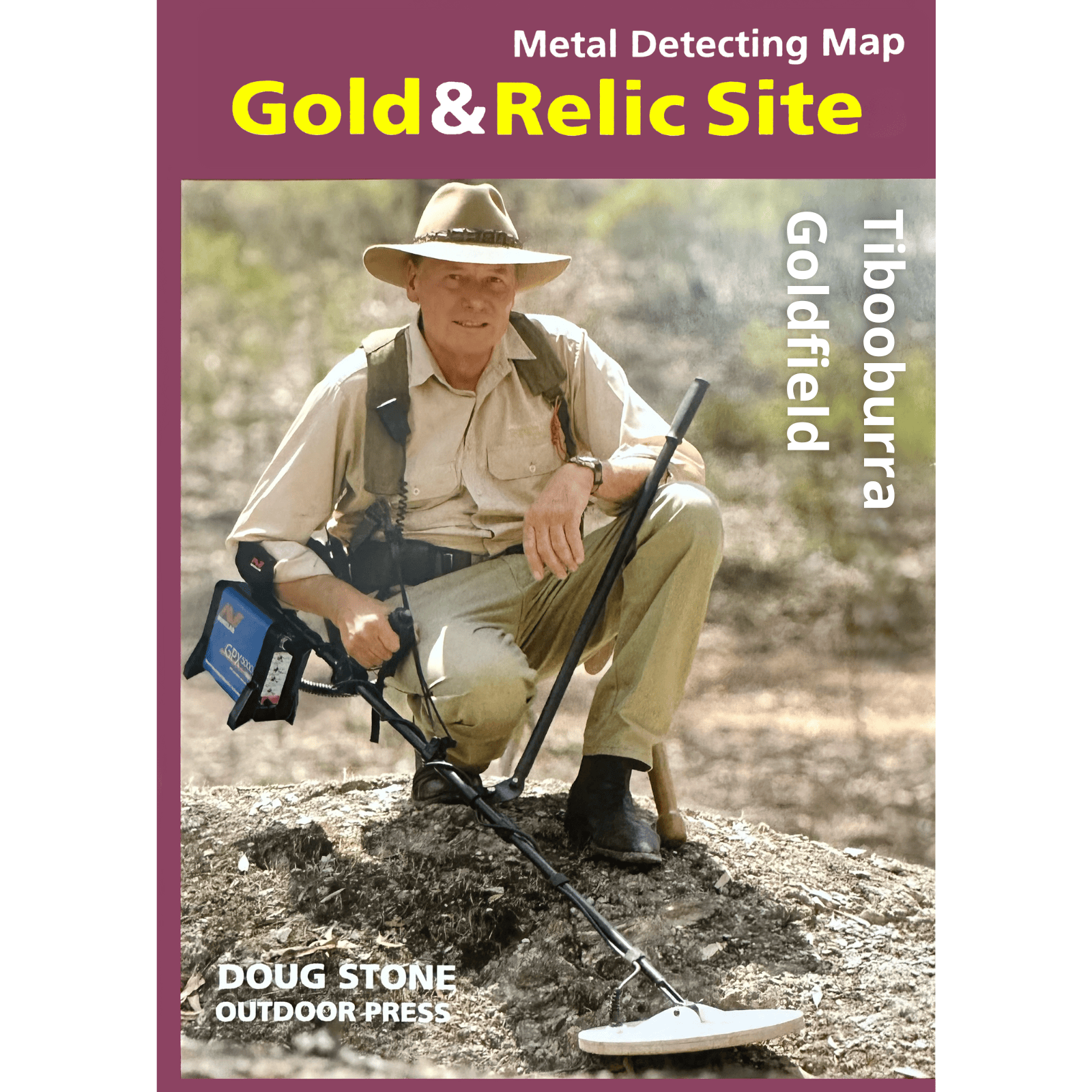 Detect-Ed DOUG STONE NSW Tibooburra GOLD & RELIC MAP DS-TIBOO