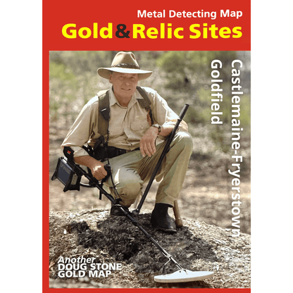 Detect-Ed DOUG STONE VIC Castlemaine Fryerstown GOLD & RELIC MAP DS-CASFRY