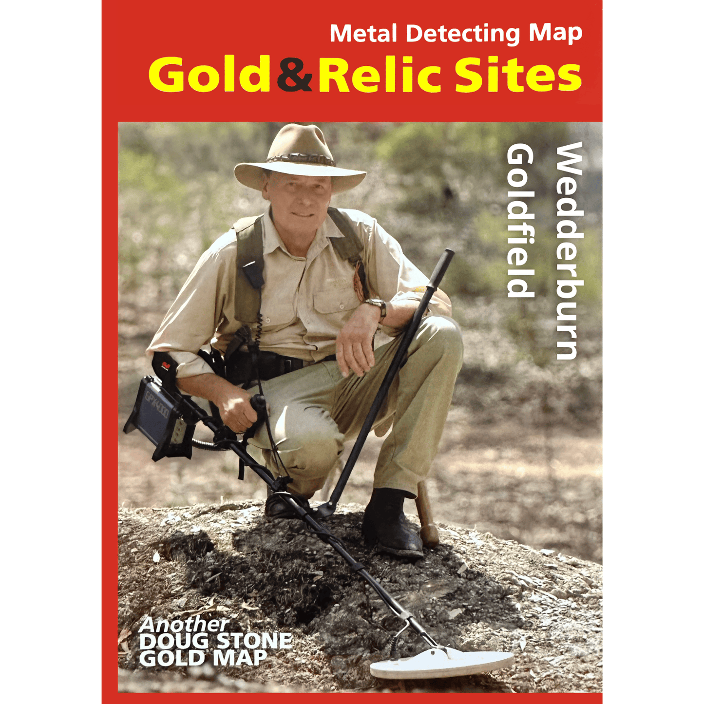 Detect-Ed DOUG STONE VIC Wedderburn GOLD & RELIC MAP DS-WEDD