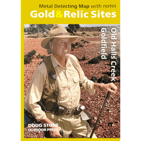 Detect-Ed DOUG STONE WA Old Halls Creek GOLD & RELIC MAP DS-OLDHALL