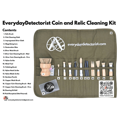 Detect-Ed Everyday Detectorist Coin & Relic Cleaning Kit ED-CRCK