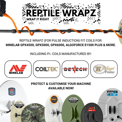 Detect-Ed Everyday Detectorist (P.I.) REPTILE WRAPZ DETECTOR CABLE SLEEVE