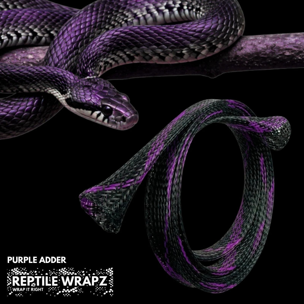 Detect-Ed Everyday Detectorist REPTILE WRAPZ DETECTOR CABLE SLEEVE