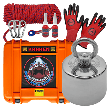 Detect-Ed Great White Magnetics KRAKEN 680KG [360° MAGNET FISHING KIT] GW-KRAK360KIT