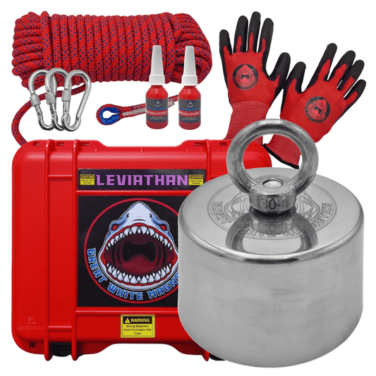 Detect-Ed Great White Magnetics LEVIATHAN 1400KG [360° MAGNET FISHING KIT] GW-LEV360KIT