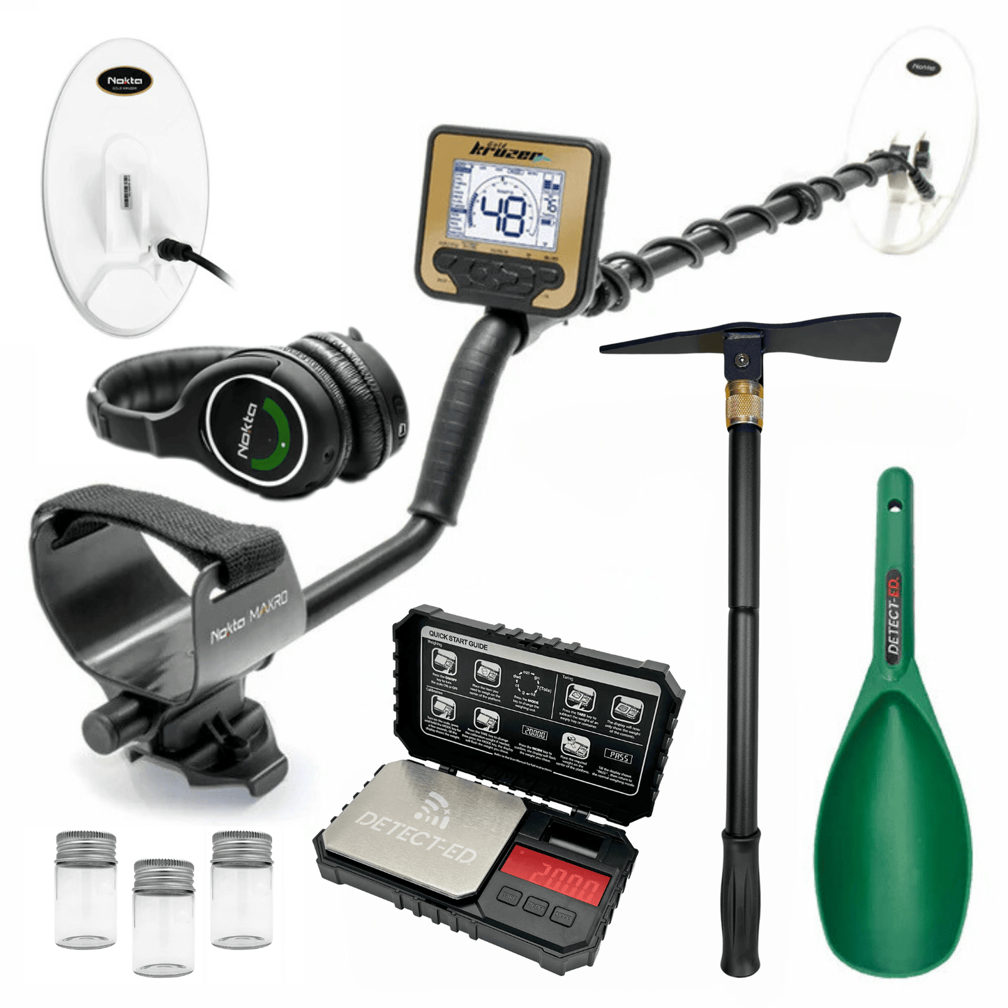 Detect-Ed Nokta GOLD KRUZER PROSPECTING BUNDLE GKPROS-BUNDLE