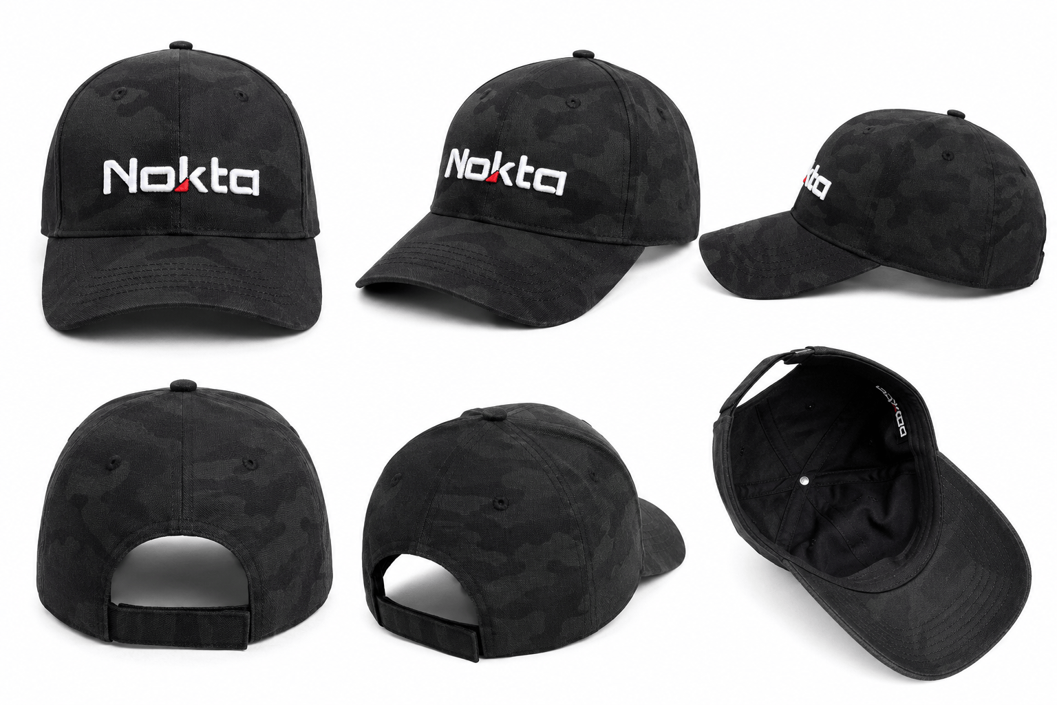 Detect-Ed Nokta Nokta Black Camo Cap DD-001