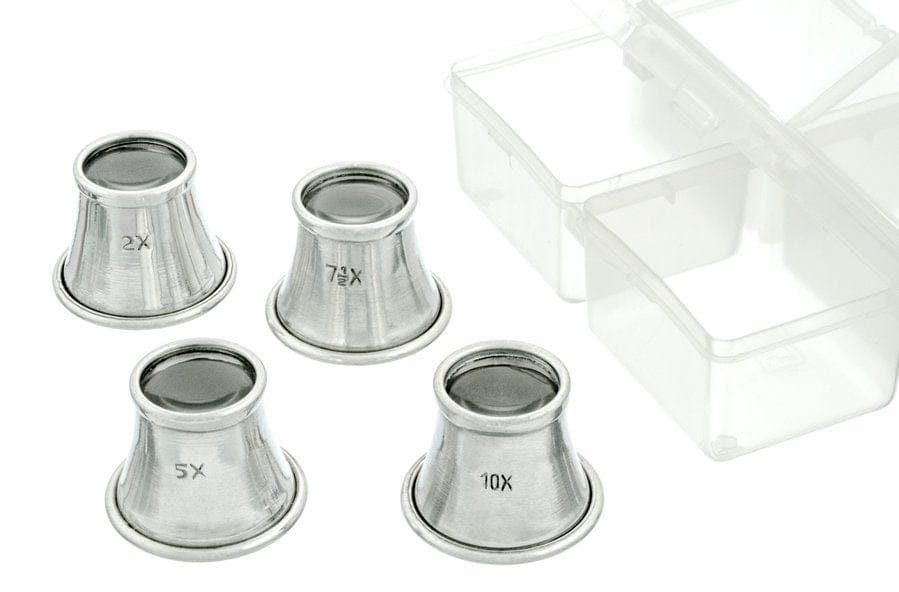 Detect-Ed SE Aluminium Eye Loupe (Set of 4) MI1254