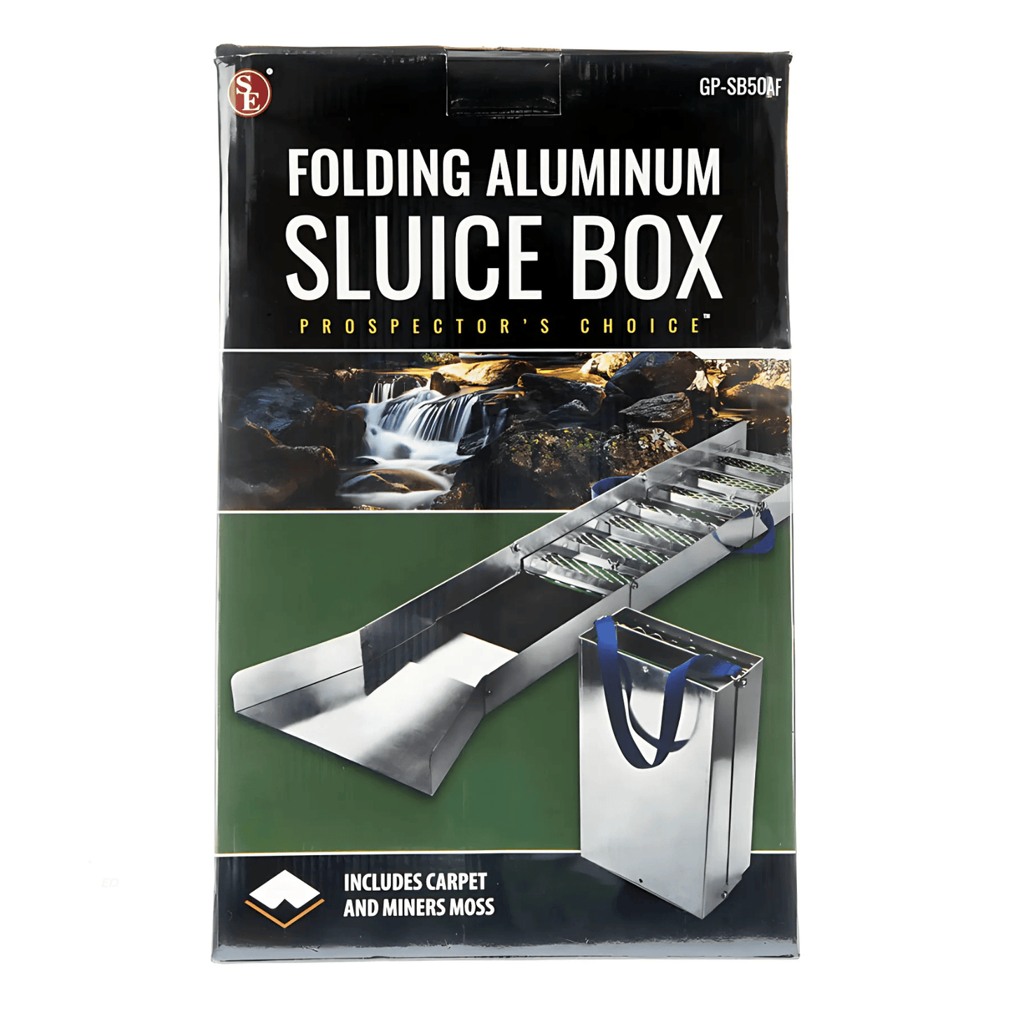 Detect-Ed SE Aluminium Tri-Fold Sluice Box GPSB50AF
