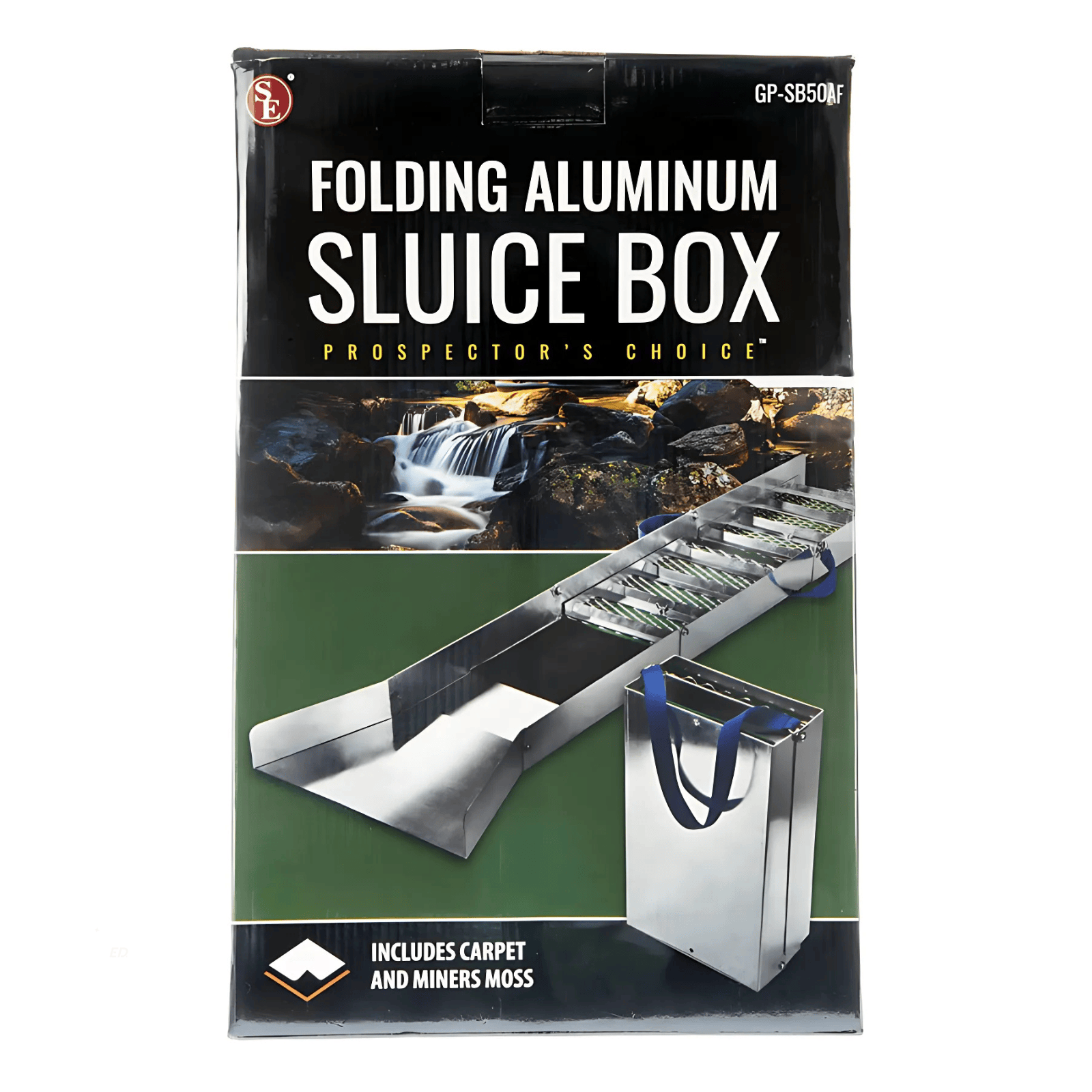 Detect-Ed SE Aluminium Tri-Fold Sluice Box GPSB50AF