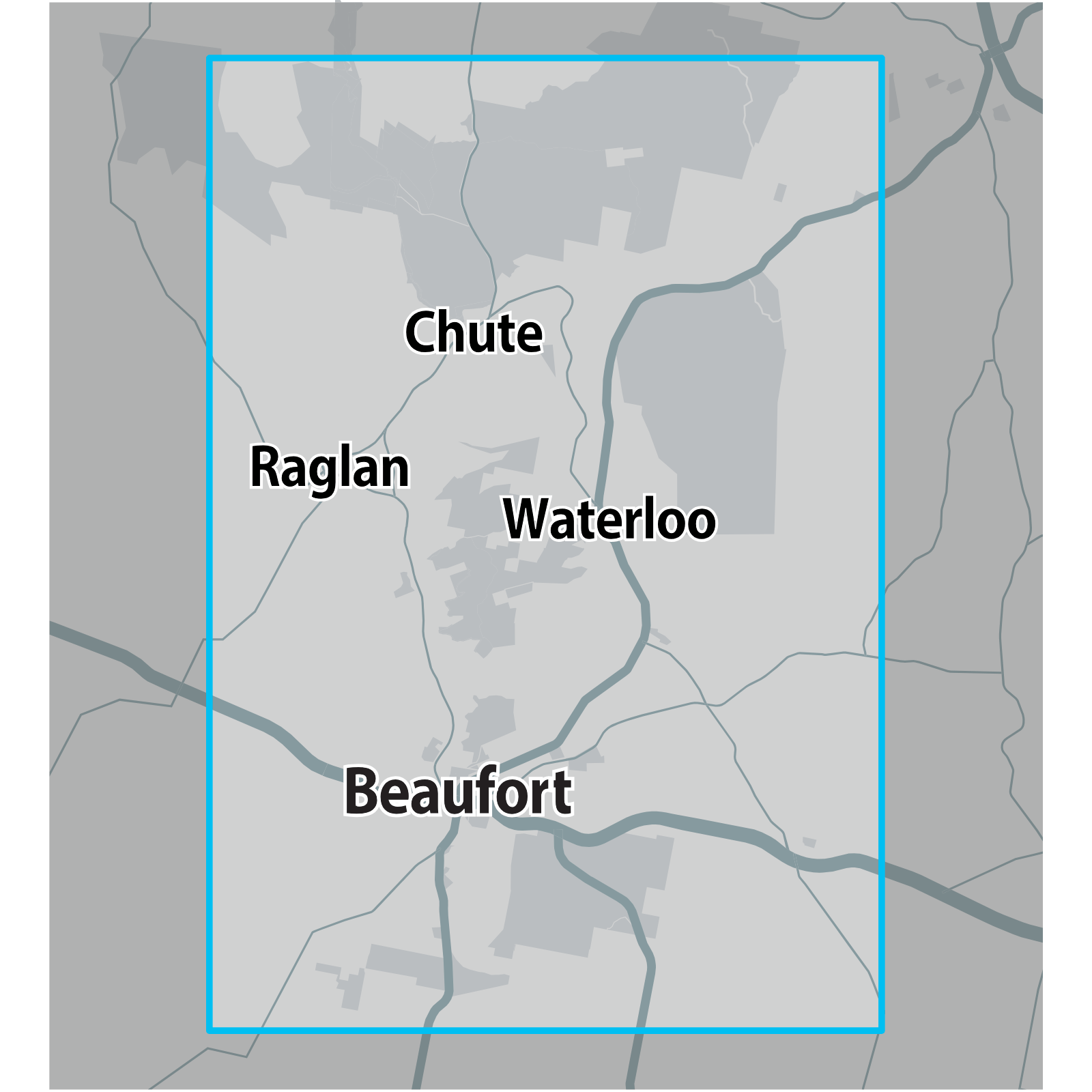 Detect-Ed Signal. VIC Beaufort Chute GOLD MAP BEA/CHU