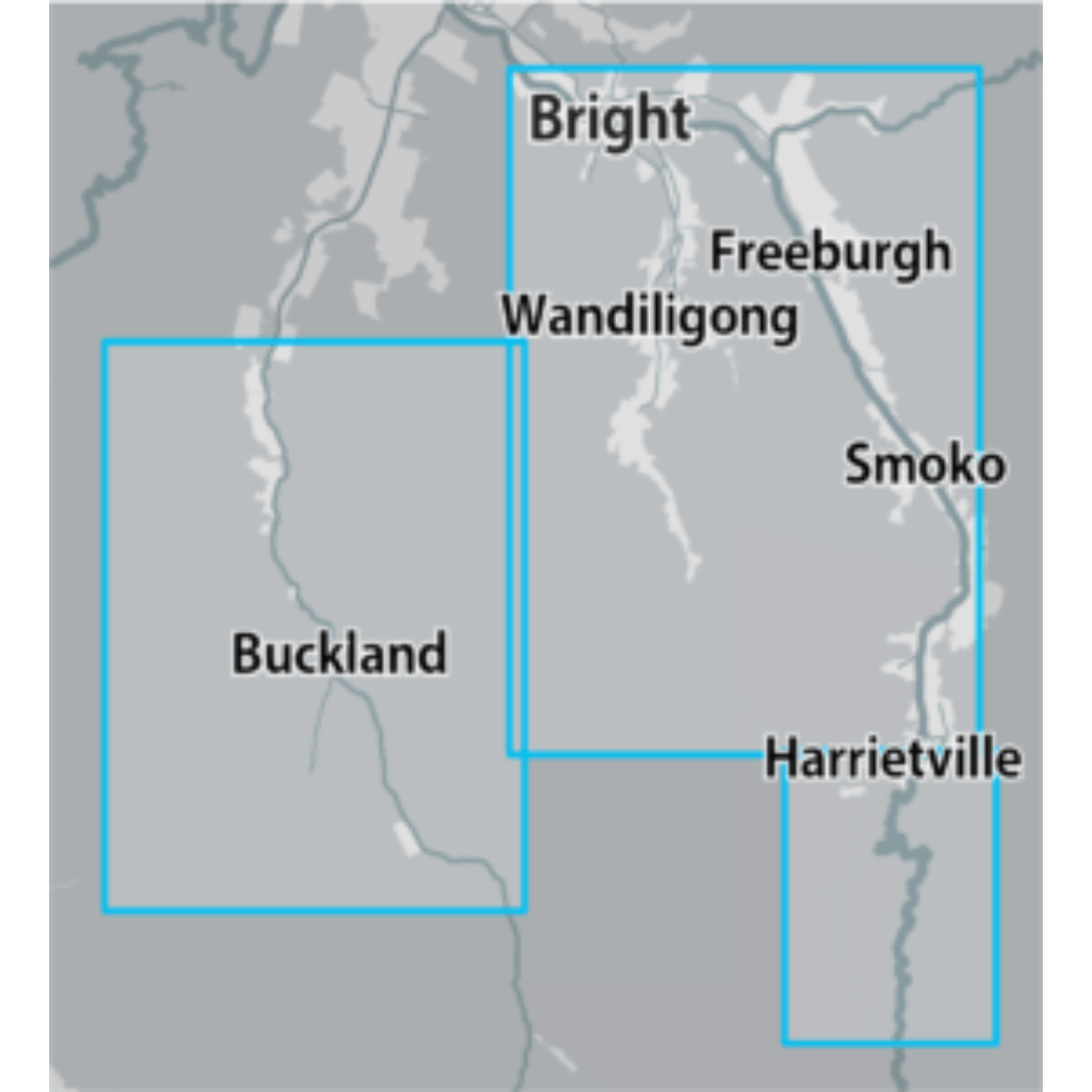 Detect-Ed Signal. VIC Bright Buckland GOLD MAP BRI/BUC