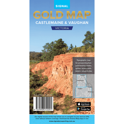 Detect-Ed Signal. VIC Castlemaine Vaughan GOLD MAP CAS/VAU
