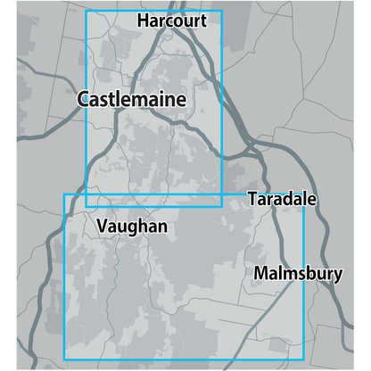 Detect-Ed Signal. VIC Castlemaine Vaughan GOLD MAP CAS/VAU